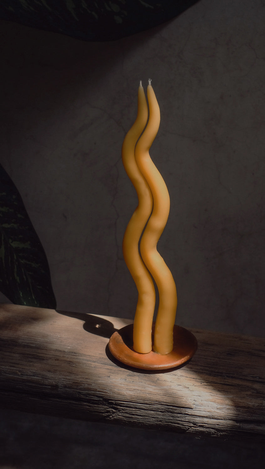 Handgemachtes Kerzenset "Baile"