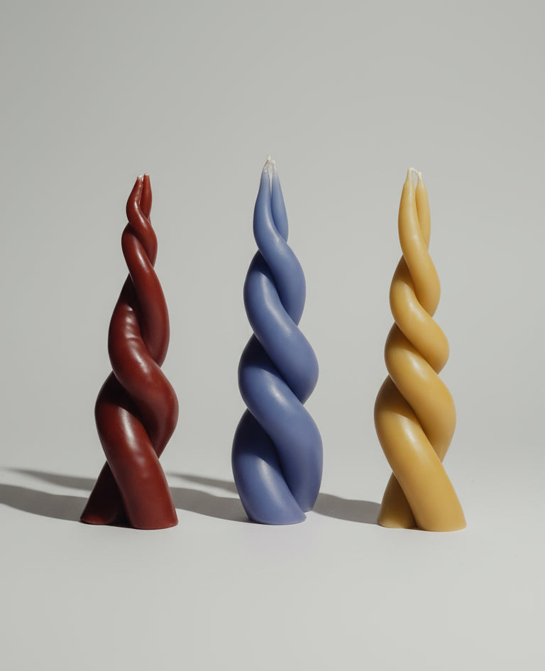 Bienenwachskerze handgemacht, Kerzenskulptur, besondere Geschenke 