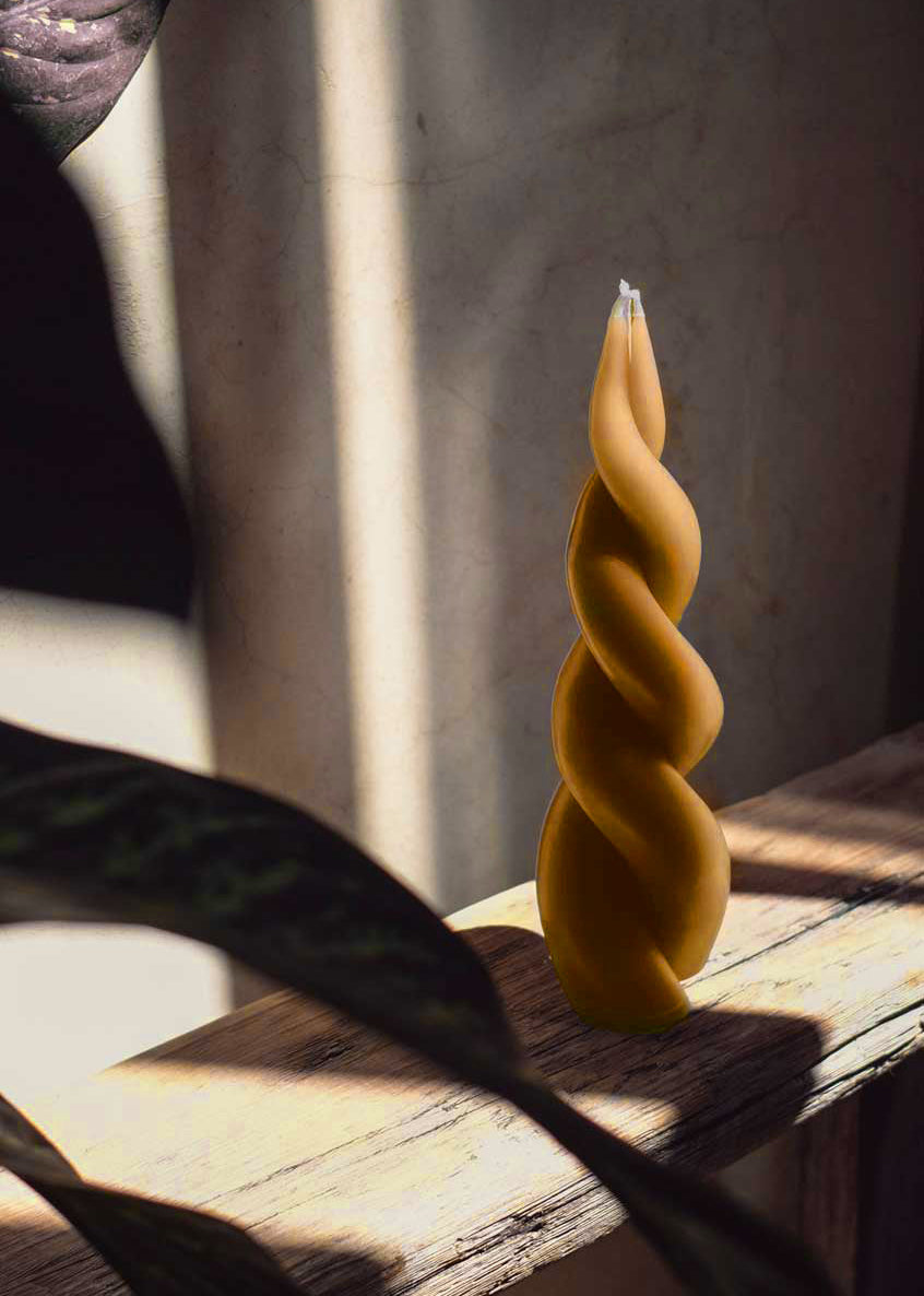 Bienenwachskerze handgemacht