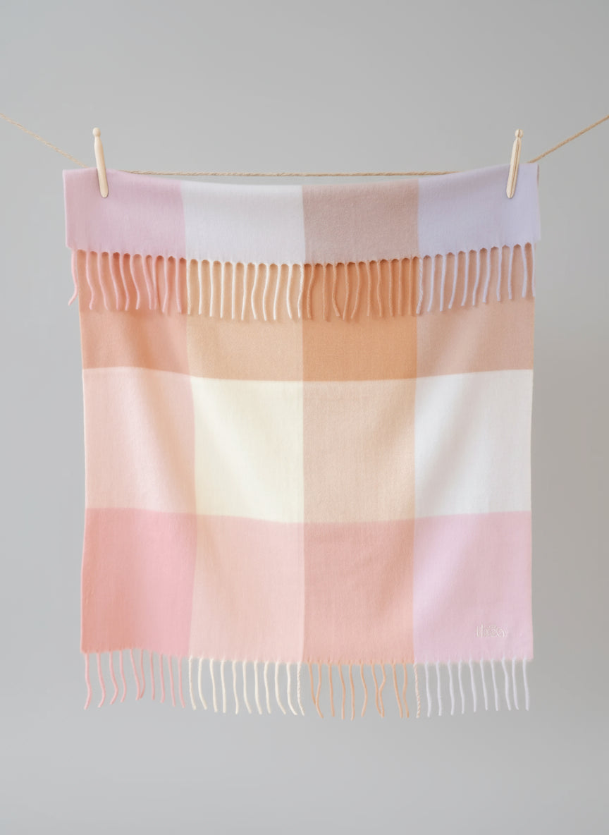 Babydecke aus reiner Lammwolle