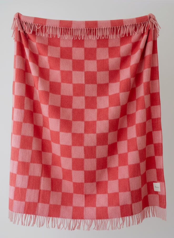 Decke aus recycelter Wolle