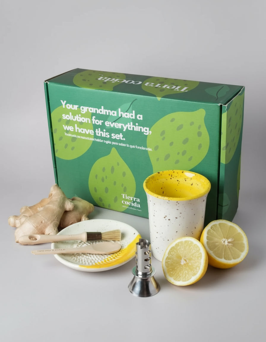 Geschenkset "Ingwer Zitrone Ritual"